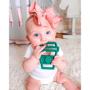 Itzy Ritzy - Chew Crew Silicone Teether - Latte - BNWT!